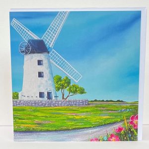 contmporary art card of Melin Llynon by anglesey artist deborah kempton