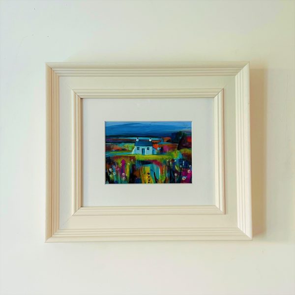 framed original tyn towyn cottage anglesey by www.deborahkempton.co.uk